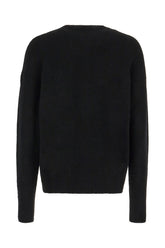 Black stretch wool blend sweater -  | High Quality Luxury Handbag Shop