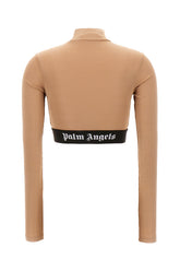 Biscuit stretch polyester top -  | High Quality Luxury Handbag Shop