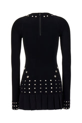 Black viscose blend dress -  | High Quality Luxury Handbag Shop
