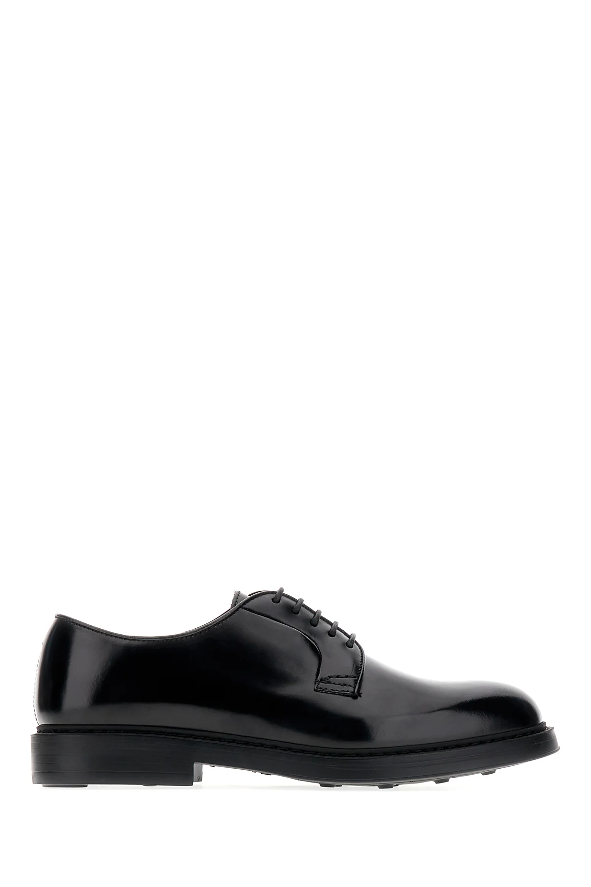 Black leather lace-up shoes -  | High Quality Luxury Handbag Shop