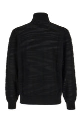 Black wool blend sweater -  | High Quality Luxury Handbag Shop