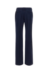 Midnight blue stretch wool blend pant -  | High Quality Luxury Handbag Shop