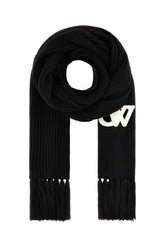 Black wool scarf -  | High Quality Luxury Handbag Shop