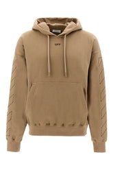 Beige cotton oversize sweatshirt -  | High Quality Luxury Handbag Shop