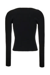 Black wool blend sweater -  | High Quality Luxury Handbag Shop