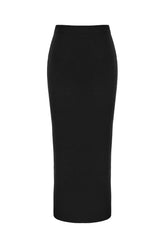 Gonna in misto lana nera -  | High Quality Luxury Handbag Shop