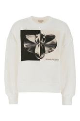 White cotton sweatshirt -  | High Quality Luxury Handbag Shop