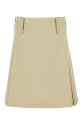 Gonna in cotone verde kaki -  | High Quality Luxury Handbag Shop