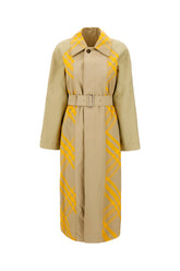 Beige cotton reversible trench -  | High Quality Luxury Handbag Shop