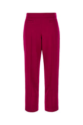 Burgundy wool blend pant -  | High Quality Luxury Handbag Shop