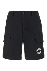 Black denim stretch bermuda -  | High Quality Luxury Handbag Shop