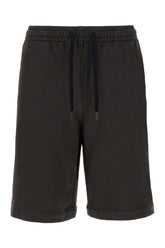 Slate cotton blend Mahelo Bermuda shorts -  | High Quality Luxury Handbag Shop
