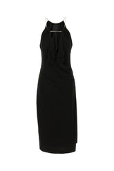Black viscose dress -  | High Quality Luxury Handbag Shop