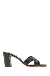 Sabot Dafne in pelle nera -  | High Quality Luxury Handbag Shop