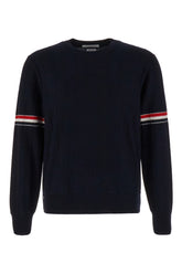 Midnight blue wool sweater -  | High Quality Luxury Handbag Shop