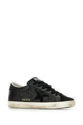 Black leather Superstar sneakers -  | High Quality Luxury Handbag Shop