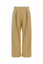 Beige cotton pants -  | High Quality Luxury Handbag Shop