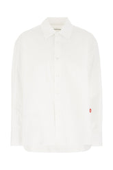 White poplin oversize shirt -  | High Quality Luxury Handbag Shop