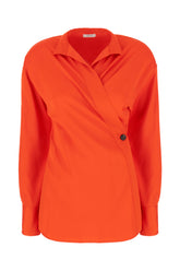 Coral stretch viscose blouse -  | High Quality Luxury Handbag Shop