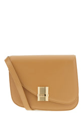 Camel leather medium Fiamma crossbody bag -  | High Quality Luxury Handbag Shop
