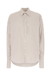 Embroidered poplin oversize shirt -  | High Quality Luxury Handbag Shop