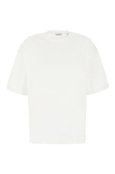 T-shirt oversize in cotone avorio -  | High Quality Luxury Handbag Shop