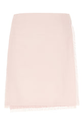 Minigonna in lana rosa -  | High Quality Luxury Handbag Shop