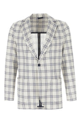 Embroidered stretch cotton blazer -  | High Quality Luxury Handbag Shop