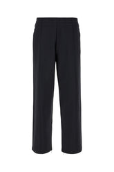 Black stretch viscose blend joggers -  | High Quality Luxury Handbag Shop