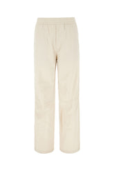 Sand cotton blend pants -  | High Quality Luxury Handbag Shop