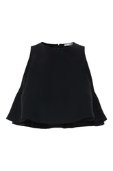 Black acetate blend top -  | High Quality Luxury Handbag Shop