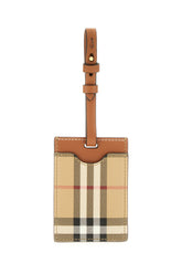 Brown leather badge holder -  | High Quality Luxury Handbag Shop