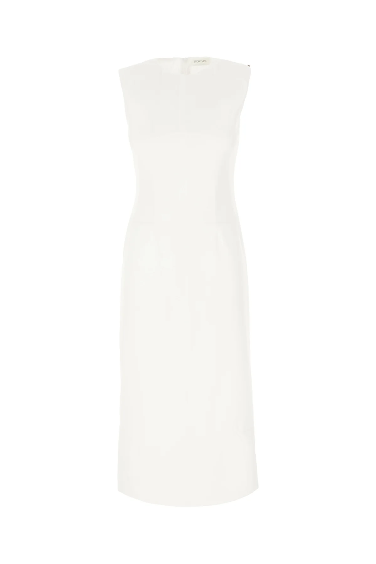 White polyester padded Cariddi dress -  | High Quality Luxury Handbag Shop