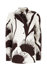 Printed satin blouse -  | High Quality Luxury Handbag Shop