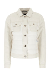 Chalk polyester Petunia down jacket -  | High Quality Luxury Handbag Shop