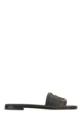 Slippers Bell in pelle nera -  | High Quality Luxury Handbag Shop