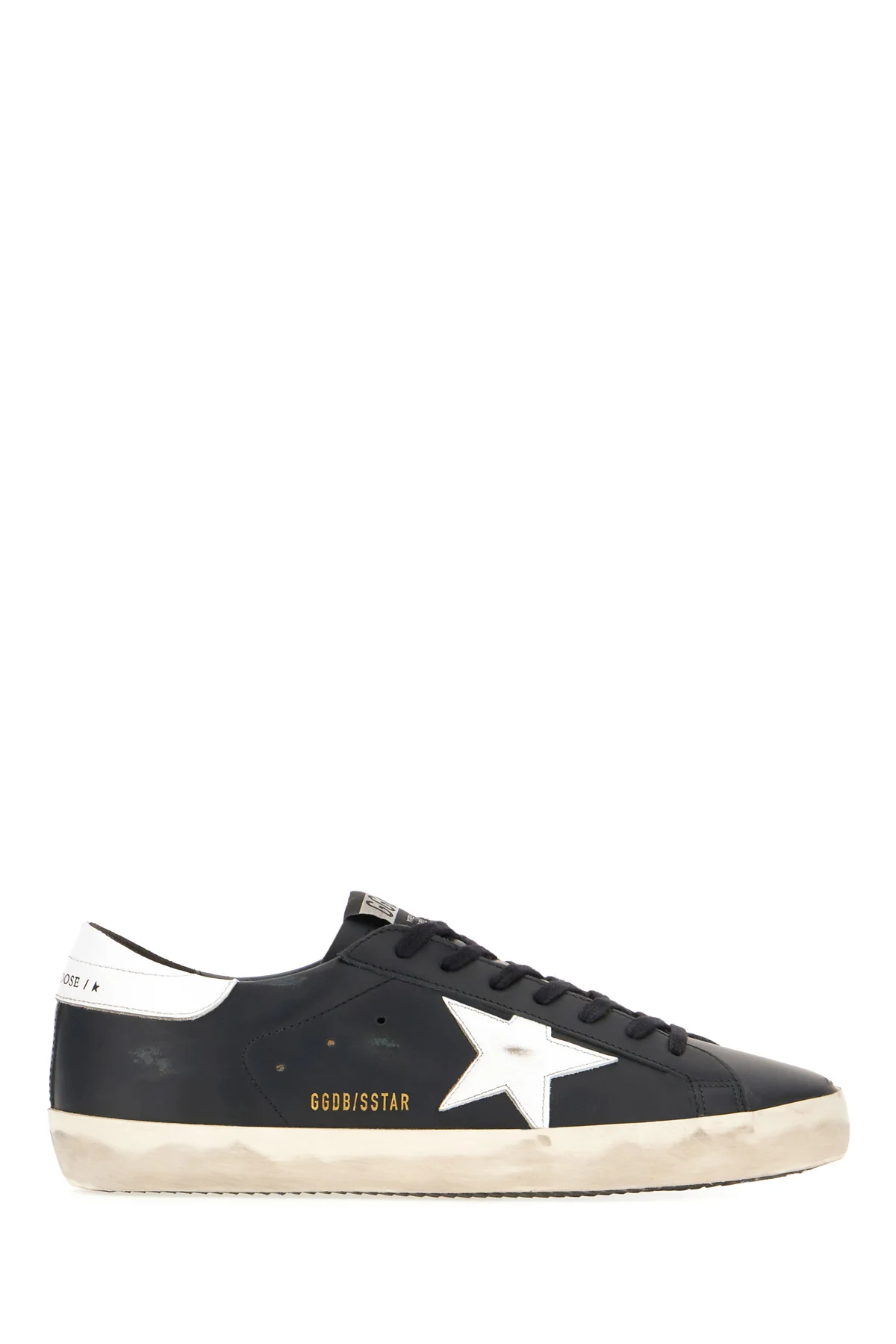 Black leather Super-Star sneakers -  | High Quality Luxury Handbag Shop