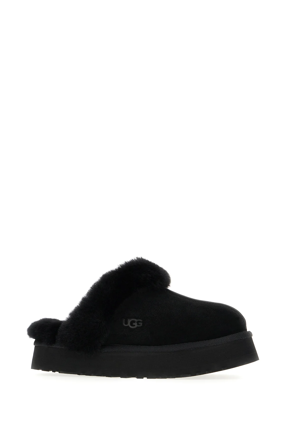 Black suede Disquette slippers -  | High Quality Luxury Handbag Shop