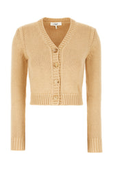 Cardigan beige in cotone e cashmere -  | High Quality Luxury Handbag Shop