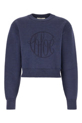 Navy blue linen sweater -  | High Quality Luxury Handbag Shop