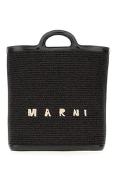 Two-tone raffia and leather Tropicalia shopping bag -  | High Quality Luxury Handbag Shop