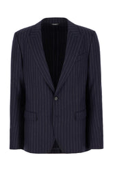Embroidered stretch wool blend blazer -  | High Quality Luxury Handbag Shop