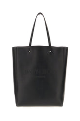Black leather Lenny shopping bag -  | High Quality Luxury Handbag Shop