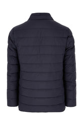 Navy blue nylon down jacket -  | High Quality Luxury Handbag Shop