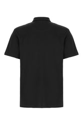 Black cotton polo shirt -  | High Quality Luxury Handbag Shop