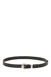 Black leather belt -  | High Quality Luxury Handbag Shop