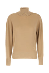 Beige wool sweater -  | High Quality Luxury Handbag Shop