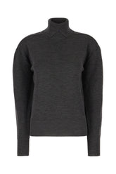 Dark grey wool sweater -  | High Quality Luxury Handbag Shop