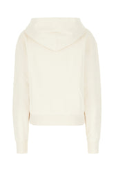 Ivory cotton oversize sweatshirt -  | High Quality Luxury Handbag Shop