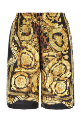 Printed silk bermuda shorts -  | High Quality Luxury Handbag Shop
